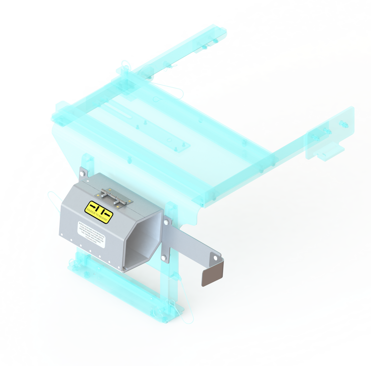 Oxygen Bottle Mount, OX1-064